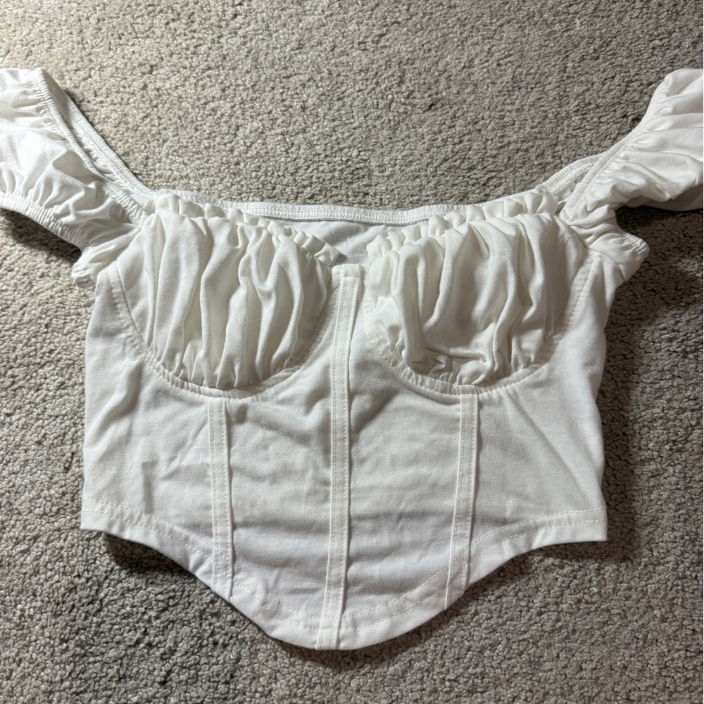 Shein White Corset